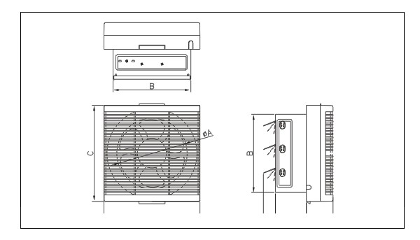 Внешний вид и  схема вентилятора